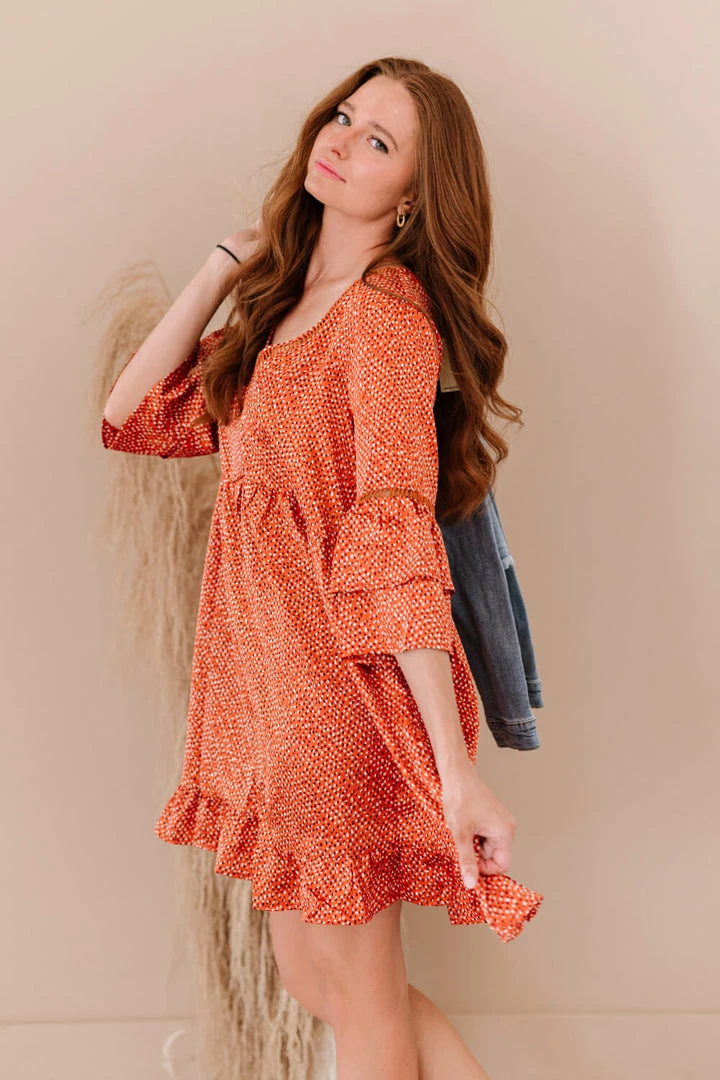 Trendsi Curtain Call Dotted Babydoll Dress 5 Trendsi Curtain Call Dotted Babydoll Dress