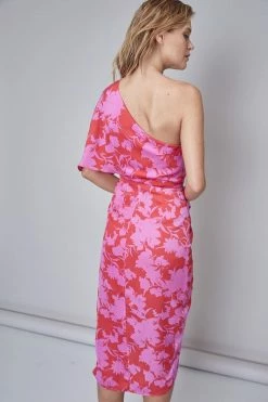 Do + Be Collection Fresh From LA DO & BE One Shoulder Print Dress