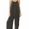 ZENANA Sleeveless Jumpsuit With Leg Slit Fresh From LA