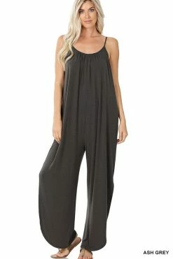 ZENANA Sleeveless Jumpsuit With Leg Slit Fresh From LA