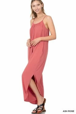 ZENANA Sleeveless Jumpsuit With Leg Slit Fresh From LA