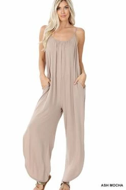 ZENANA Sleeveless Jumpsuit With Leg Slit Fresh From LA