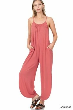 ZENANA Sleeveless Jumpsuit With Leg Slit Fresh From LA