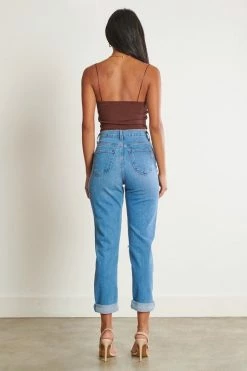 Vibrant M.i.U Medium VIBRANT MIU High Waisted Distressed Boyfriend Jean