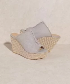 KKE Originals OASIS SOCIETY Bliss Distressed Linen Wedge