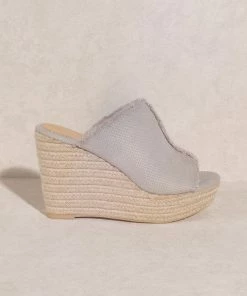 KKE Originals OASIS SOCIETY Bliss Distressed Linen Wedge