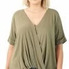 ZENANA Fresh From LA Rayon Crepe Layered Look Top (Plus Size) 2 ZENANA Fresh From LA Rayon Crepe Layered Look Top (Plus Size)