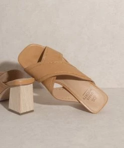 KKE Originals OASIS SOCIETY Jade Strappy Stitched Sandal Fresh From LA