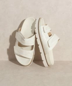 KKE Originals OASIS SOCIETY Layla Embroidered Slide