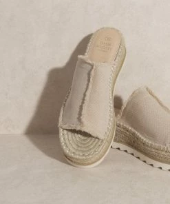 KKE Originals Fresh From LA OASIS SOCIETY Adelyn Linen Espadrilles