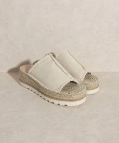 KKE Originals Fresh From LA OASIS SOCIETY Adelyn Linen Espadrilles