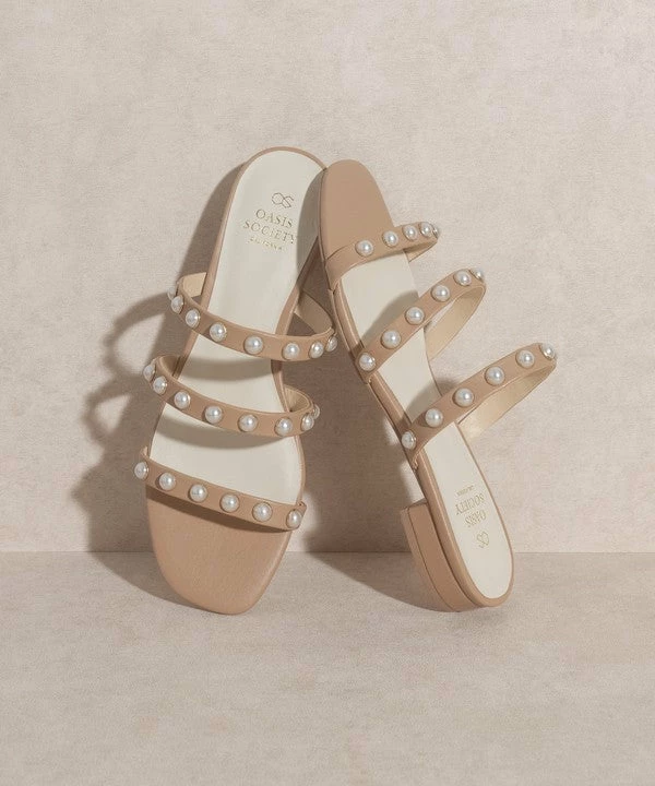 KKE Originals OASIS SOCIETY Valerie Pearl Flat Sandals Fresh From LA 13 KKE Originals OASIS SOCIETY Valerie Pearl Flat Sandals Fresh From LA