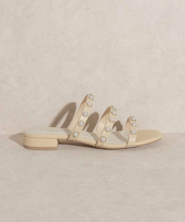 KKE Originals OASIS SOCIETY Valerie Pearl Flat Sandals Fresh From LA 8 KKE Originals OASIS SOCIETY Valerie Pearl Flat Sandals Fresh From LA