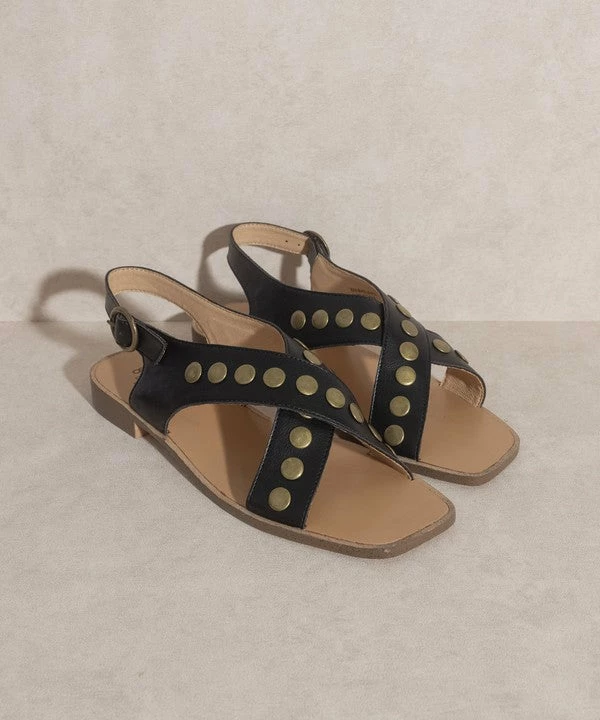 KKE Originals OASIS SOCIETY Kylie Studded Cross Band Sandal 11 KKE Originals OASIS SOCIETY Kylie Studded Cross Band Sandal