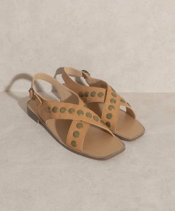 KKE Originals OASIS SOCIETY Kylie Studded Cross Band Sandal 16 KKE Originals OASIS SOCIETY Kylie Studded Cross Band Sandal