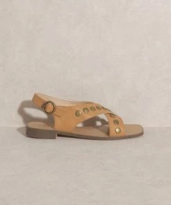 KKE Originals OASIS SOCIETY Kylie Studded Cross Band Sandal 18 KKE Originals OASIS SOCIETY Kylie Studded Cross Band Sandal