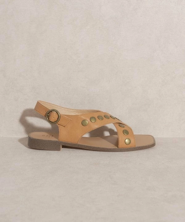 KKE Originals OASIS SOCIETY Kylie Studded Cross Band Sandal 5 KKE Originals OASIS SOCIETY Kylie Studded Cross Band Sandal