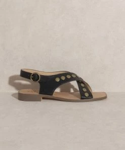 KKE Originals OASIS SOCIETY Kylie Studded Cross Band Sandal 23 KKE Originals OASIS SOCIETY Kylie Studded Cross Band Sandal
