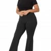 ZENANA Fresh From LA Yoga Flare Pants (Plus Size)