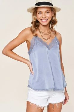 La Miel Fresh From LA Bonie Łace Trim Cami