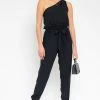 Gilli Fresh From LA One Shoulder Paperbag Jumpsuit 1 Gilli Fresh From LA One Shoulder Paperbag Jumpsuit
