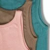 ZENANA Fresh From LA Rayon Ribbed Basic Tank Top
