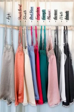 La Miel Fresh From LA Bonie Łace Trim Cami