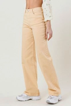 Vibrant M.i.U VIBRANT MIU High Waisted Wide Straight Cut Jeans Fresh From LA