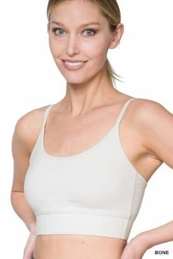 ZENANA Fresh From LA Adjustable Strap Padded Bralette