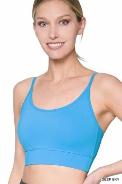 ZENANA Fresh From LA Adjustable Strap Padded Bralette