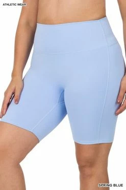 ZENANA Athletic High Rise Biker Shorts (Plus Size) Fresh From LA 21 ZENANA Athletic High Rise Biker Shorts (Plus Size) Fresh From LA