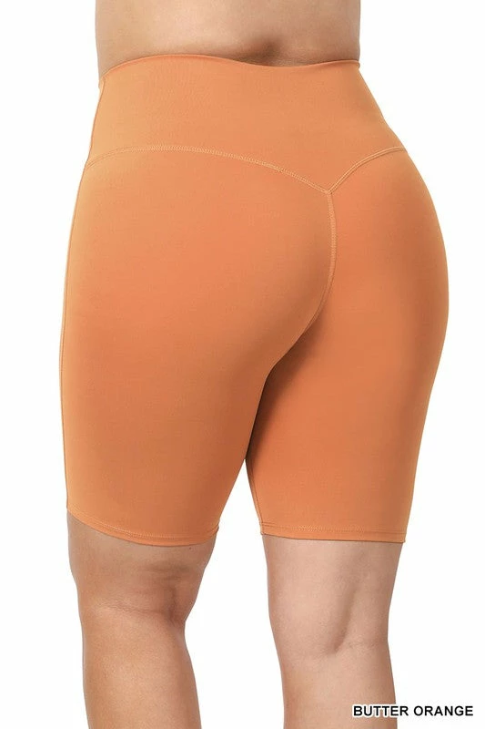 ZENANA Athletic High Rise Biker Shorts (Plus Size) Fresh From LA 10 ZENANA Athletic High Rise Biker Shorts (Plus Size) Fresh From LA
