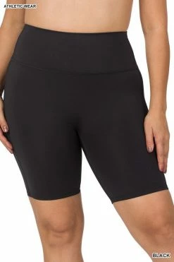 ZENANA Athletic High Rise Biker Shorts (Plus Size) Fresh From LA 20 ZENANA Athletic High Rise Biker Shorts (Plus Size) Fresh From LA