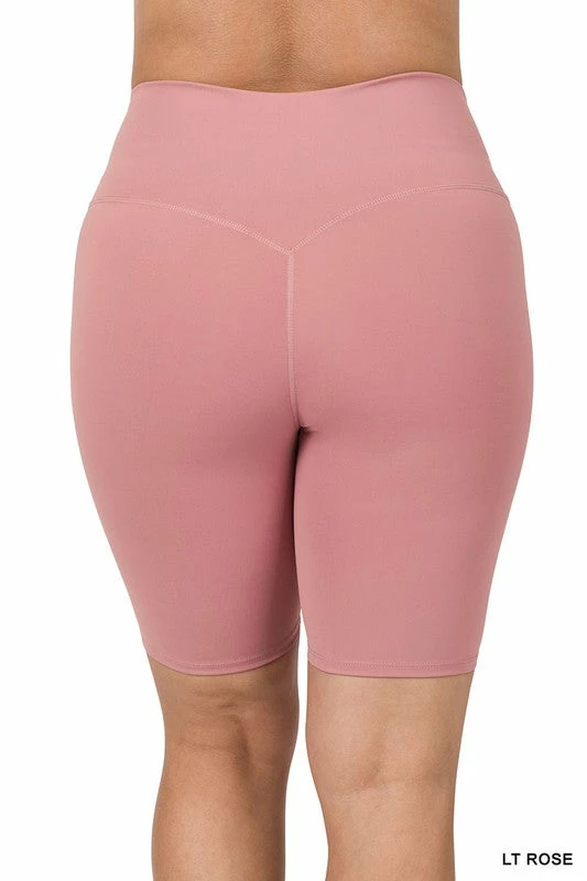 ZENANA Athletic High Rise Biker Shorts (Plus Size) Fresh From LA 18 ZENANA Athletic High Rise Biker Shorts (Plus Size) Fresh From LA