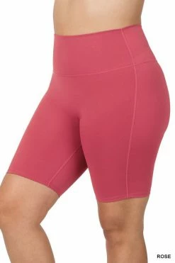 ZENANA Athletic High Rise Biker Shorts (Plus Size) Fresh From LA 23 ZENANA Athletic High Rise Biker Shorts (Plus Size) Fresh From LA