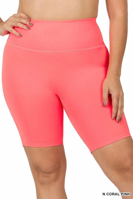 ZENANA Athletic High Rise Biker Shorts (Plus Size) Fresh From LA 15 ZENANA Athletic High Rise Biker Shorts (Plus Size) Fresh From LA
