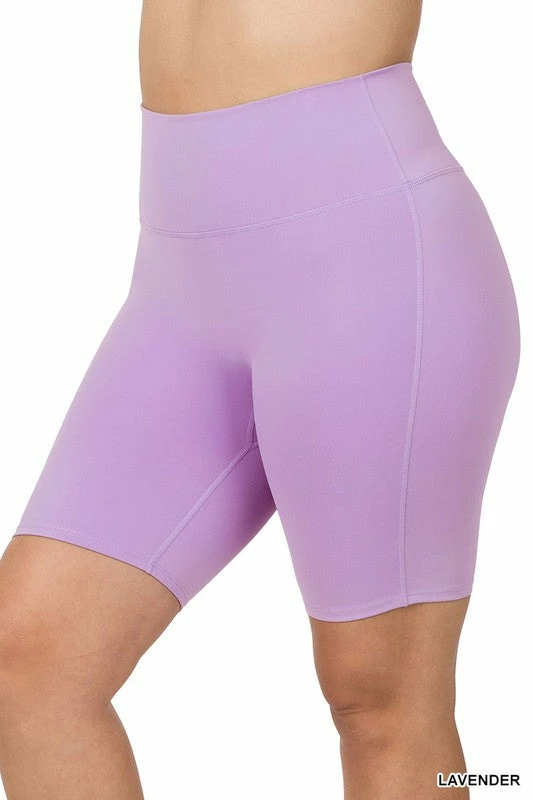 ZENANA Athletic High Rise Biker Shorts (Plus Size) Fresh From LA 16 ZENANA Athletic High Rise Biker Shorts (Plus Size) Fresh From LA