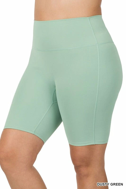 ZENANA Athletic High Rise Biker Shorts (Plus Size) Fresh From LA 11 ZENANA Athletic High Rise Biker Shorts (Plus Size) Fresh From LA