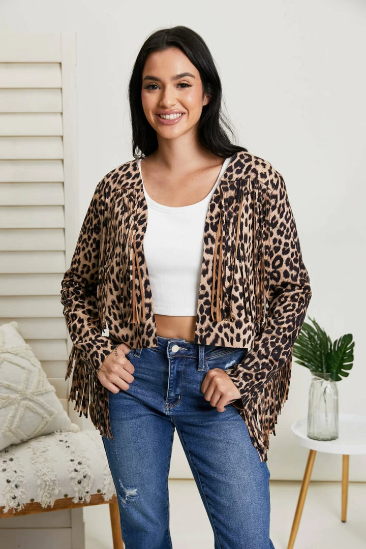 Trendsi Walk On The Wild Side Animal Print Fringe Jacket Fresh From LA 9 Trendsi Walk On The Wild Side Animal Print Fringe Jacket Fresh From LA