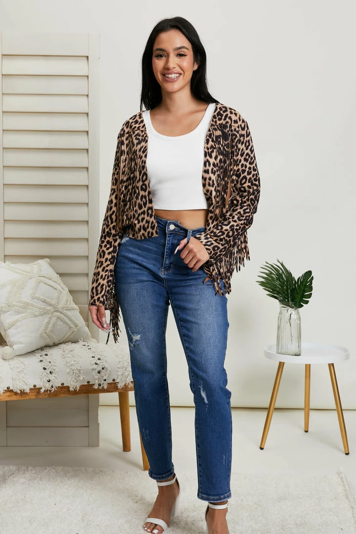 Trendsi Walk On The Wild Side Animal Print Fringe Jacket Fresh From LA 10 Trendsi Walk On The Wild Side Animal Print Fringe Jacket Fresh From LA