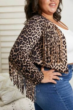 Trendsi Walk On The Wild Side Animal Print Fringe Jacket Fresh From LA 18 Trendsi Walk On The Wild Side Animal Print Fringe Jacket Fresh From LA