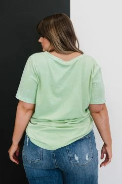 Trendsi Self Love Club Graphic Tee - Lime Fresh From LA