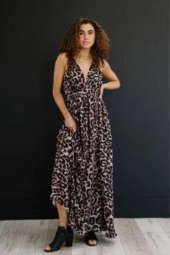Trendsi Never Stop Leopard Maxi Dress