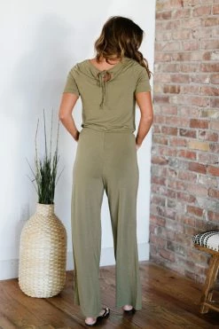 Trendsi Good News Jumpsuit In Khaki Fresh From LA