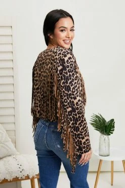 Trendsi Walk On The Wild Side Animal Print Fringe Jacket Fresh From LA 21 Trendsi Walk On The Wild Side Animal Print Fringe Jacket Fresh From LA
