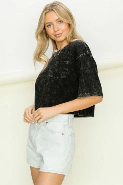 HYFVE Casual Days Crew Neck Cropped Tee Fresh From LA