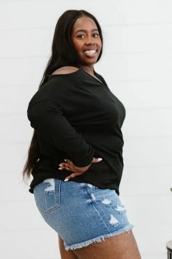 Trendsi Comfort Like Crazy Cold-Shoulder Top Fresh From LA