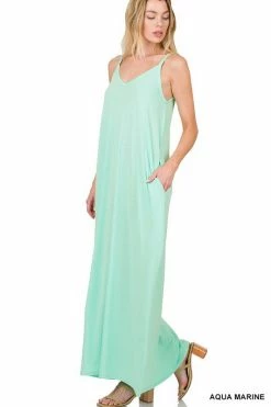 ZENANA Fresh From LA Something Simple Maxi Dresses