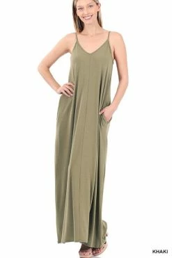 ZENANA Fresh From LA Something Simple Maxi Dresses