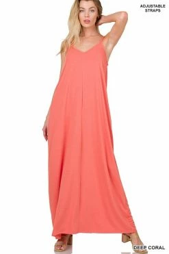 ZENANA Fresh From LA Something Simple Maxi Dresses